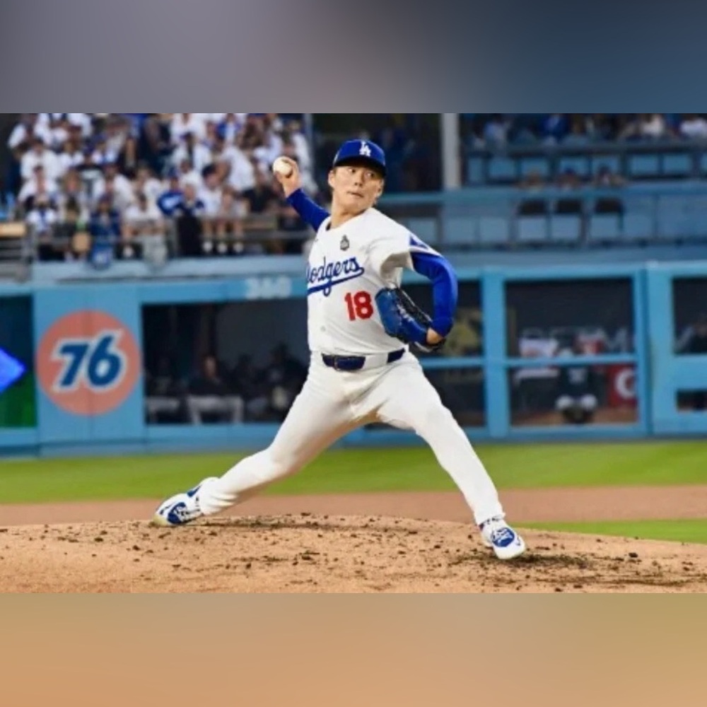 Nike Authentic Los Angeles Dodgers Yamamoto World Series 2024 Jersey Men’s Sz: L - Picture 2 of 7